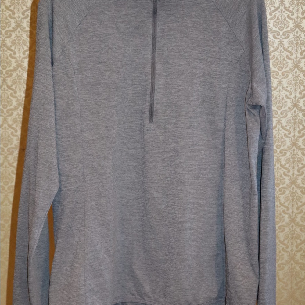 Under Armour Women’s Heathered Grey Half-Zip Pullover